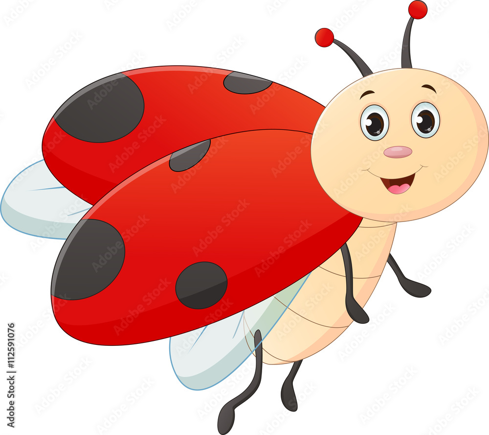 Obraz premium cute ladybug cartoon