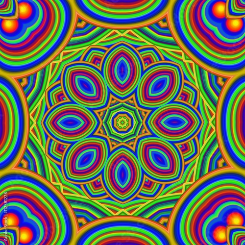 Colorful abstract mandala background. You can use it for invitat photo