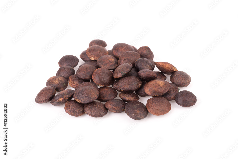 Fototapeta Sacha inchi peanut seed isolate on white background