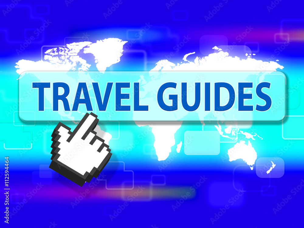 Travel Guides Shows Vacation Getaway And Vacations