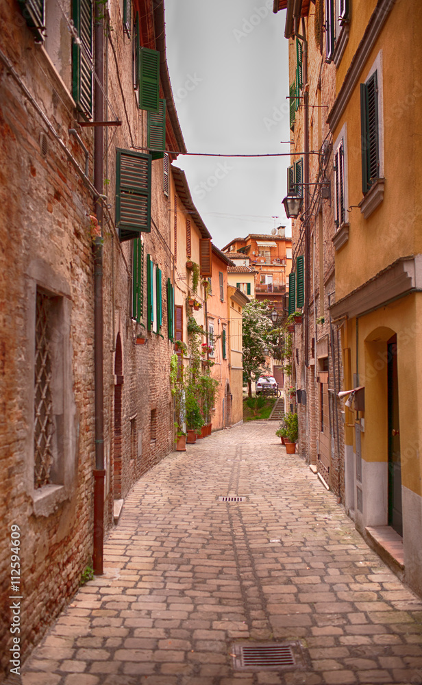 Fototapeta premium Jesi Marche Vicolo