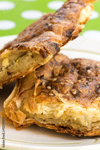 Wallpaper Mural Fresh serbian gibanica pie with buckwheat Torontodigital.ca