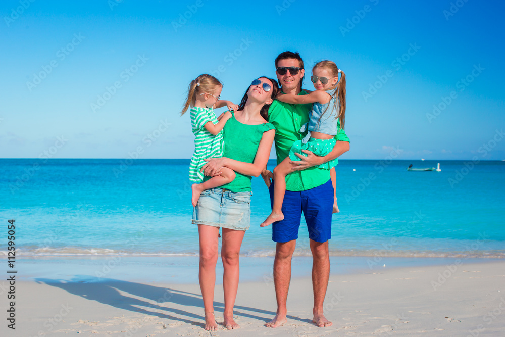 Young family on vacation Young family on vacation