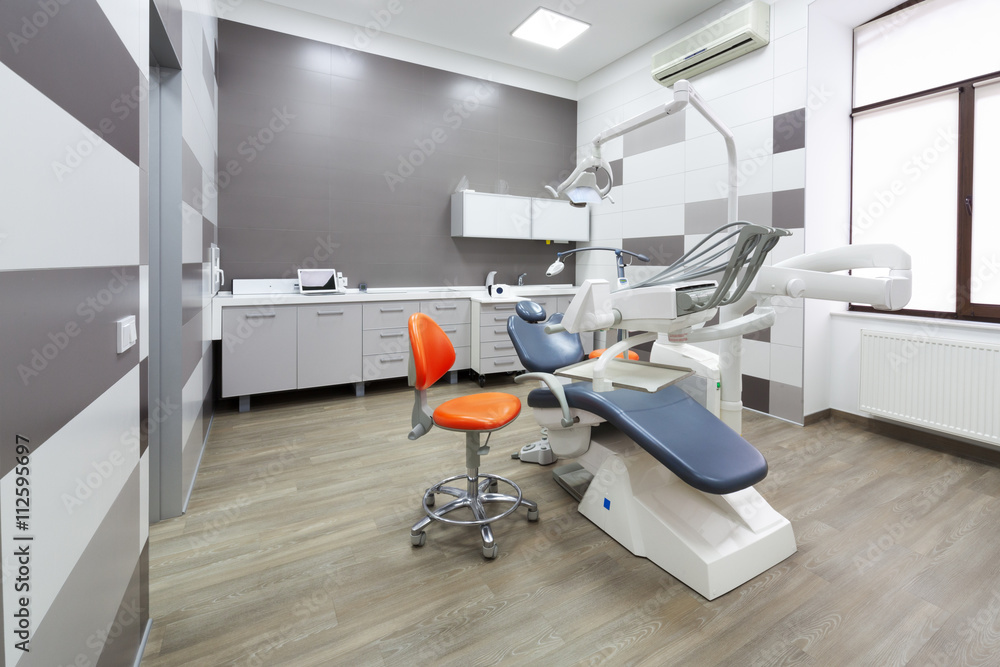 Interior of modern dental office.