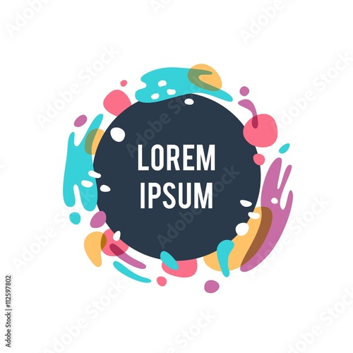 Abstract vector background with field for text.