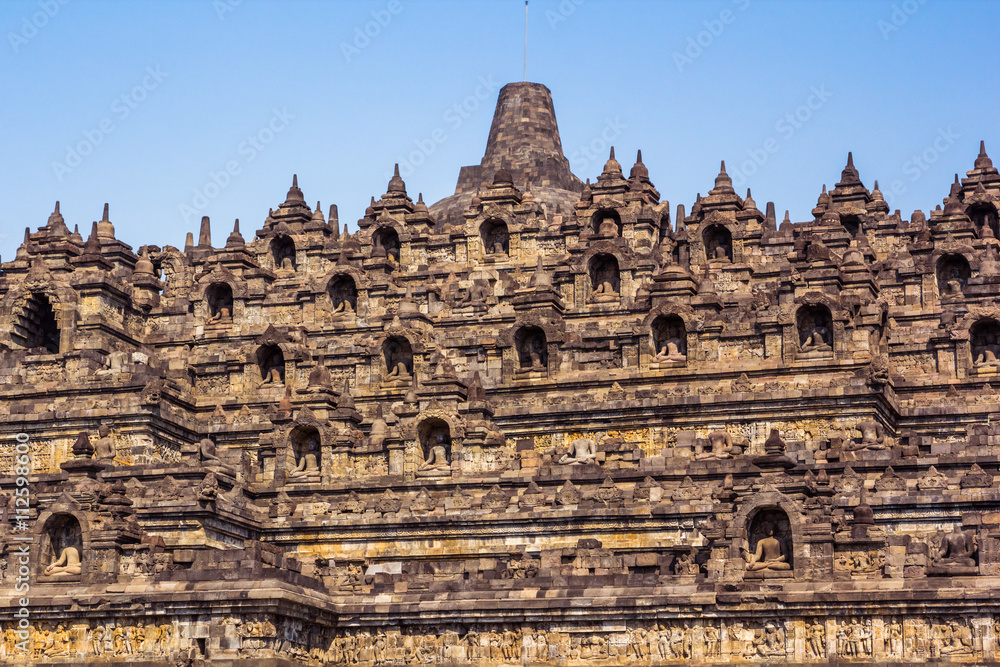 Borobudur Temple, Yogyakarta, Java, Indonesia.