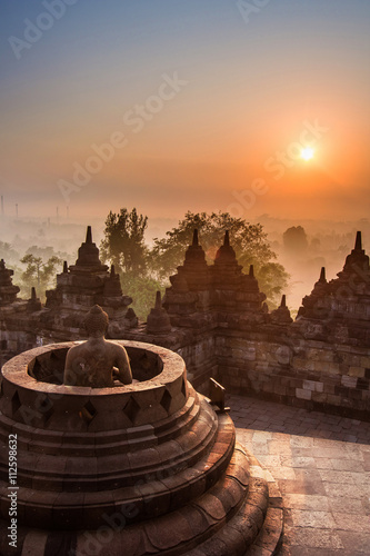 Borobudur Temple, Yogyakarta, Java, Indonesia.