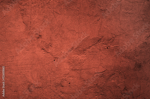vintage red plaster wall background