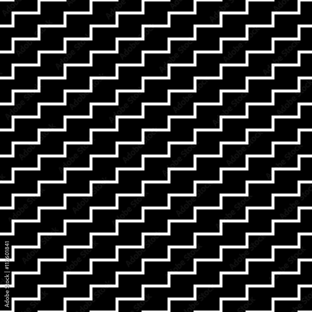 Fototapeta premium Vector modern abstract geometry pattern. black and white seamless geometric background . subtle pillow and bed sheet design. creative art deco. hipster fashion print