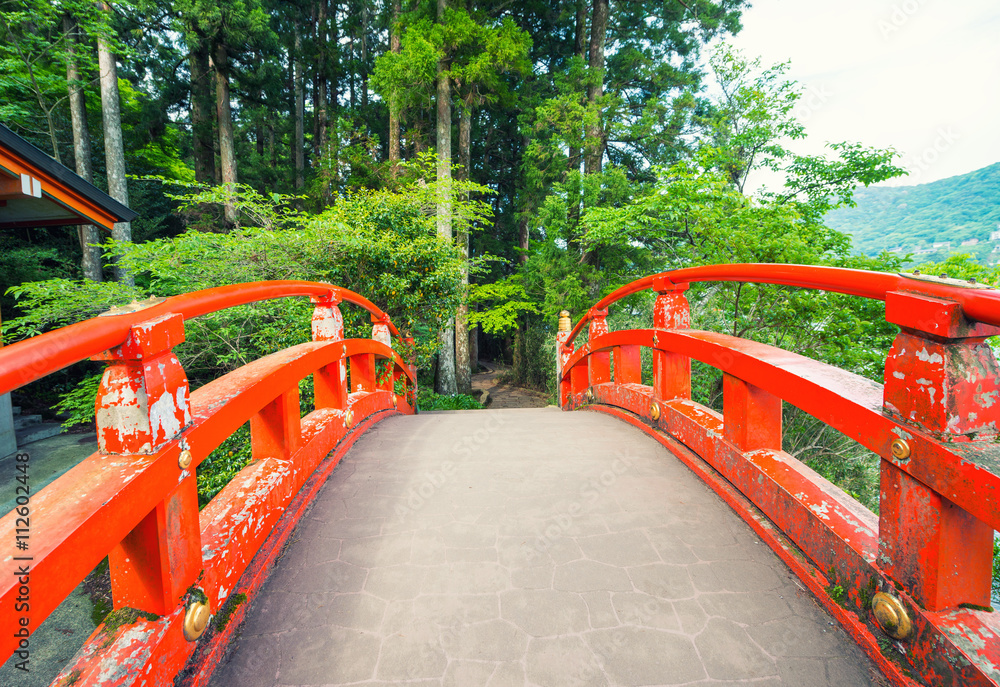 Bridge in Hakone Shrine