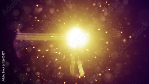 Lens flares and flying part...