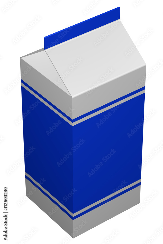 Carton of milk, isolated on white background. Carton of milk, isolated on white background.