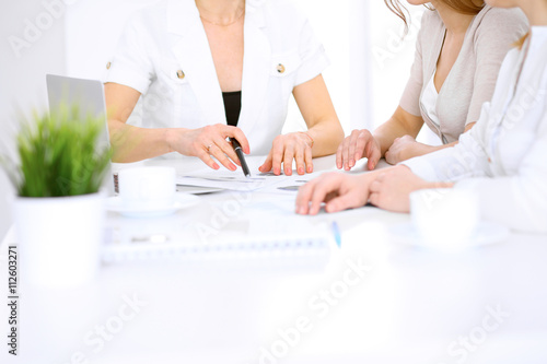 Group of business people at meeting in office
