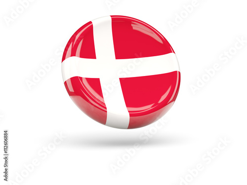 Flag of denmark. Round icon Free Download Flag of denmark. Round icon - GFXLoad