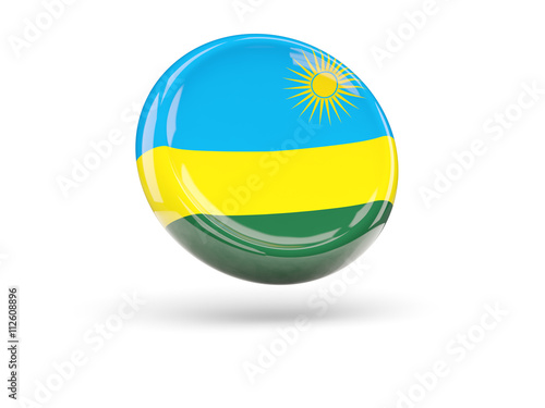 Free Download Flag of rwanda. Round icon - GFXLoad