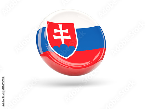 Free Download Flag of slovakia. Round icon - GFXLoad