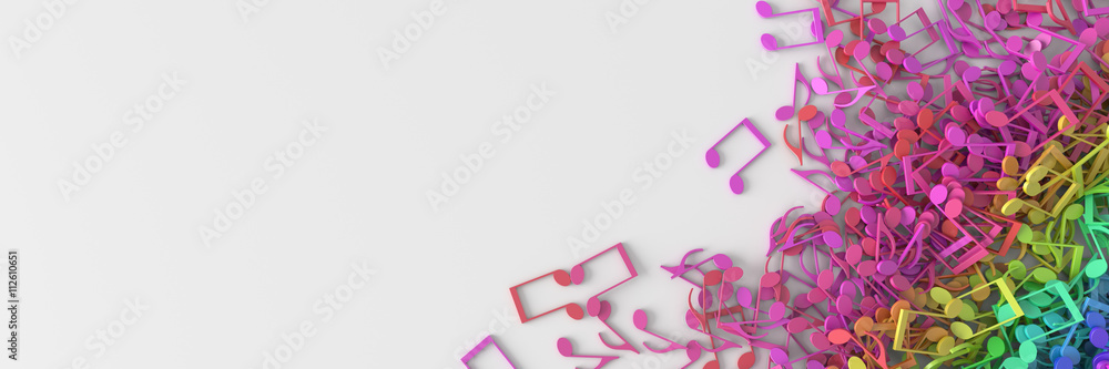 Musical notes background Musical notes background