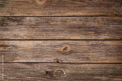 Wallpaper Mural Old wood texture with natural patterns. Top view of a vintage floor or table for background or theme. Torontodigital.ca