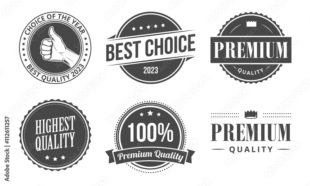 Quality emblems Quality emblems