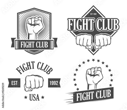 Fight club emblems