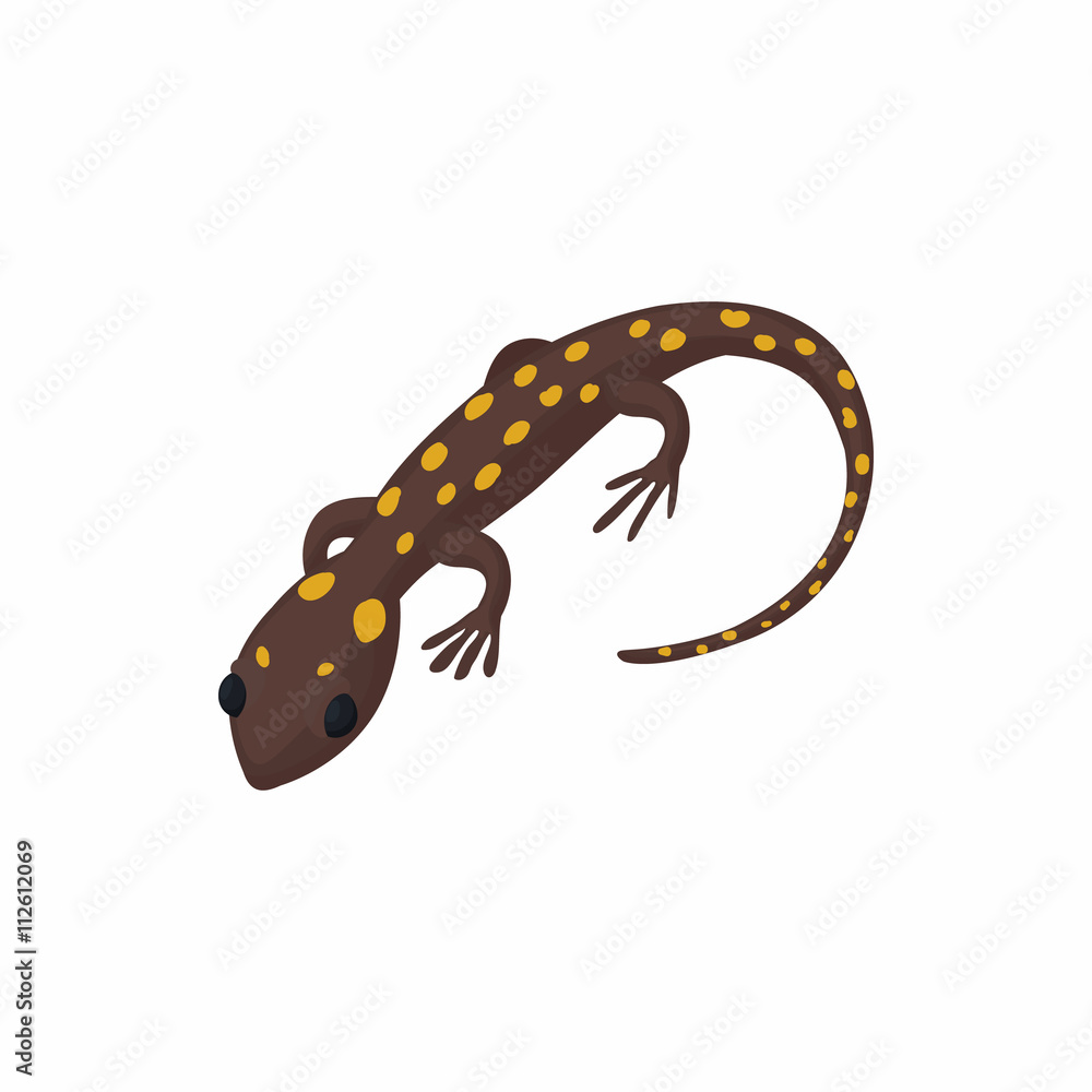 Obraz premium Lizard icon, cartoon style