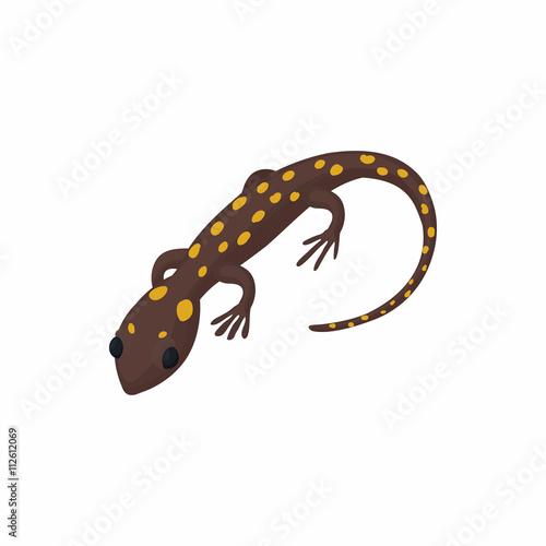 Lizard icon  cartoon style