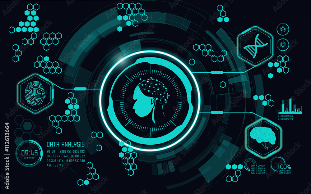 graphic of a scientific interface graphic of a scientific interface