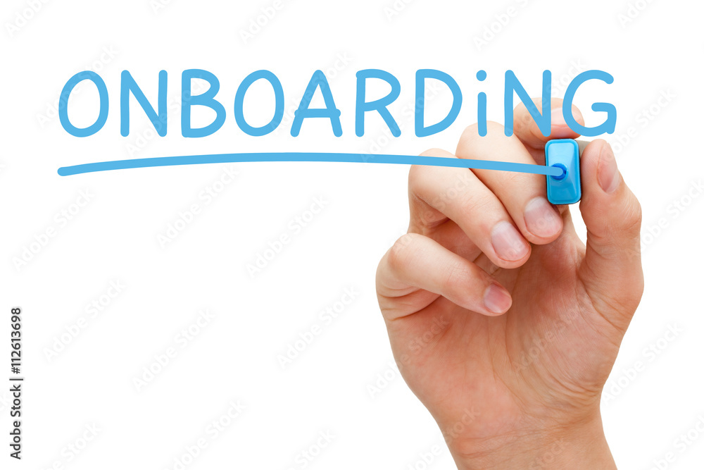 Onboarding Blue Marker Onboarding Blue Marker