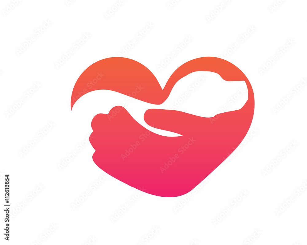 Modern Pet Logo - Love Dog Shelter Modern Pet Logo - Love Dog Shelter