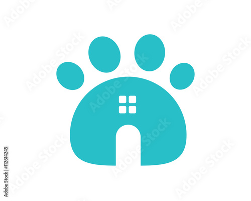 Modern Pet Logo - Pet Hotel Symbol