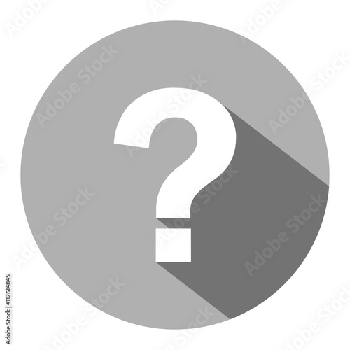 Fragezeichen Info Button Schwarz