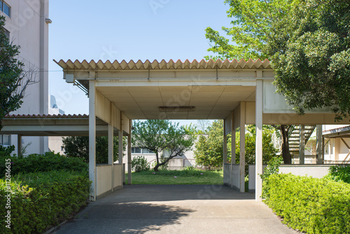 学校の渡り廊下