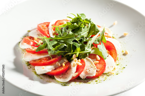 Caprese Salad with Rocket Salad