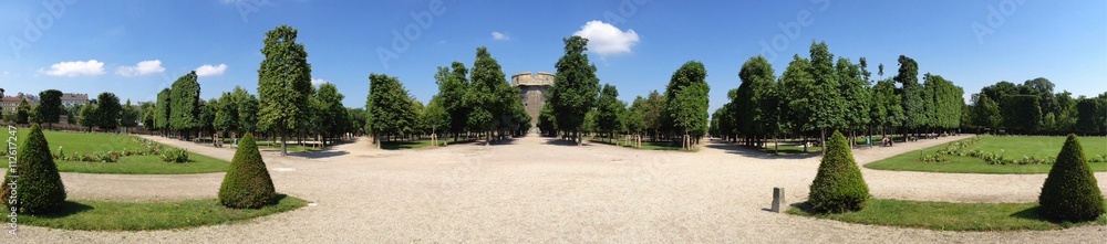 Augarten im Sommer in Wien