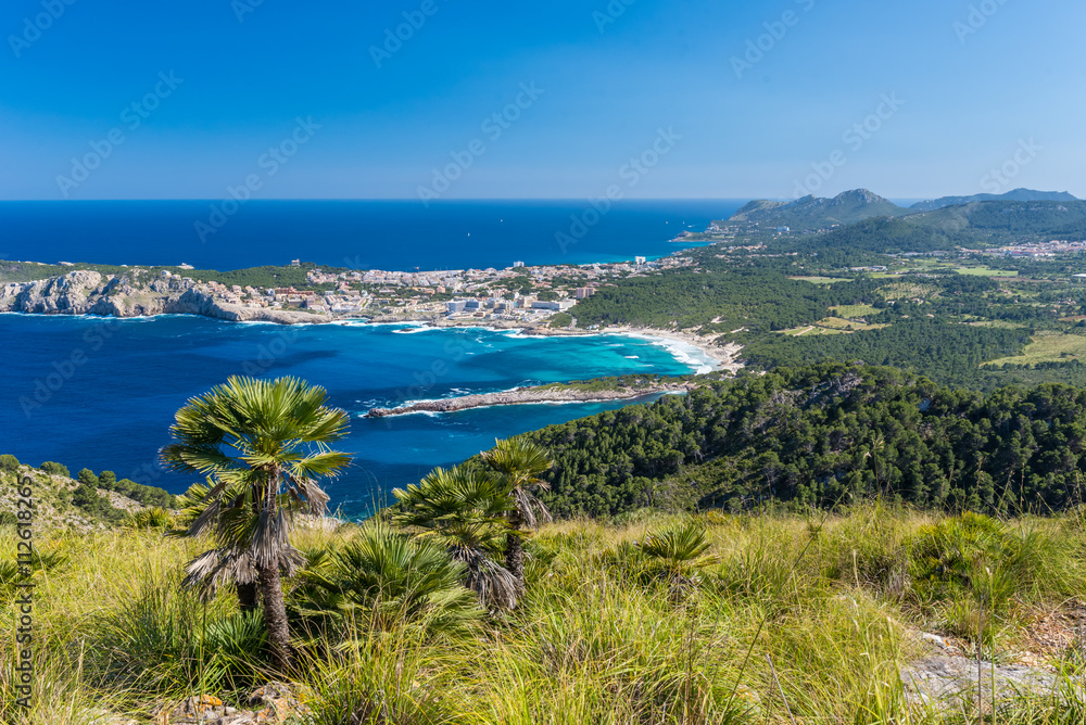Cala Agulla and beautiful coast at Cala Ratjada of Mallorca, Spain Cala Agulla and beautiful coast at Cala Ratjada of Mallorca, Spain
