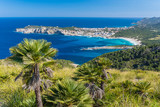 Cala Agulla and beautiful coast at Cala Ratjada of Mallorca, Spain