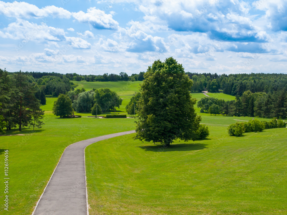 Obraz premium Place of former village Lidice