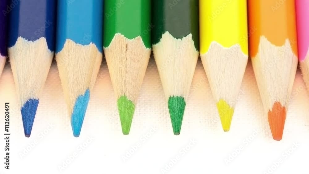 Rainbow Colors pencils on white table
Rainbow Colors pencils on white table