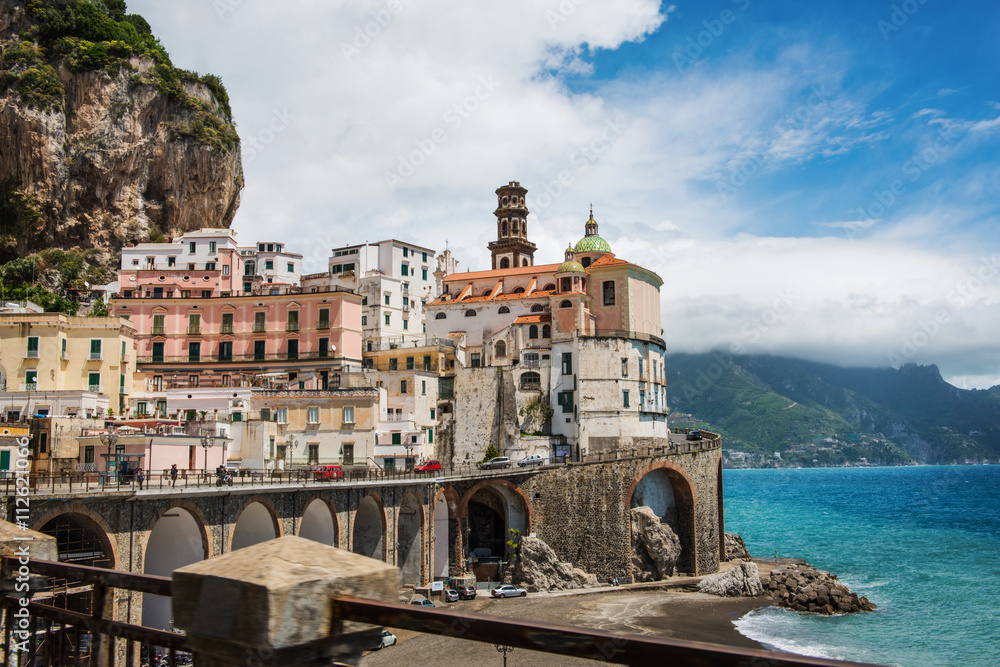 Picturesque village of Atrani, Amalfi Coast, Italy