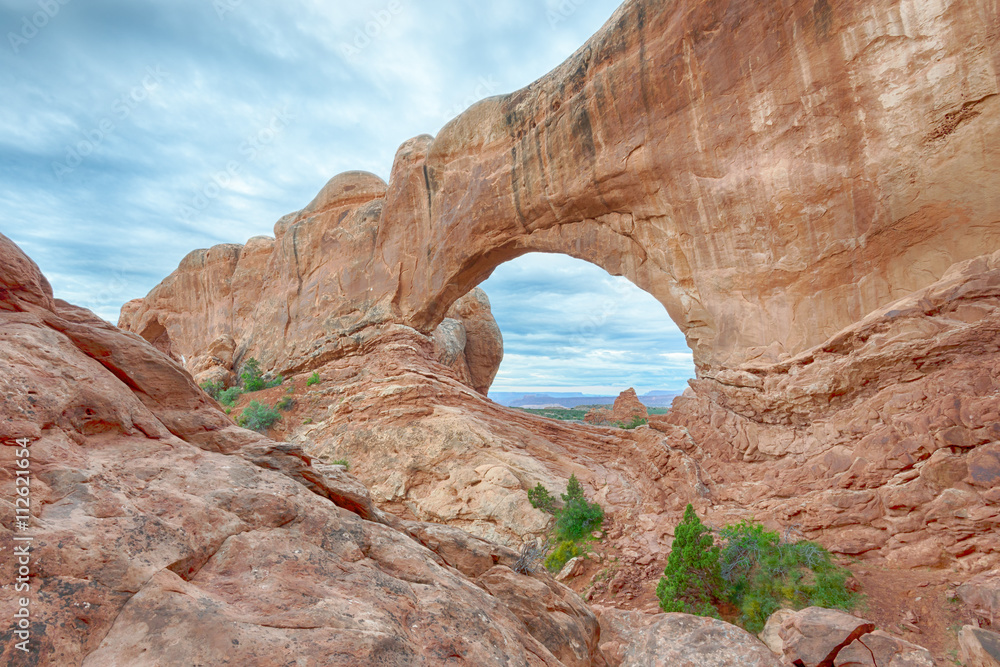 View through North Window, Arches National Park, UT