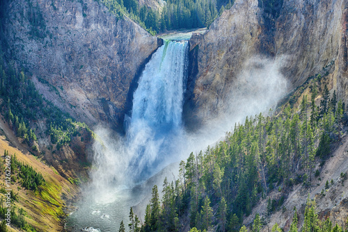 Lower Falls in the Grand Canyon of the Yellowstone, Wyoming