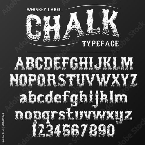 Chalkboard font / chalk font, chalkboard typeface