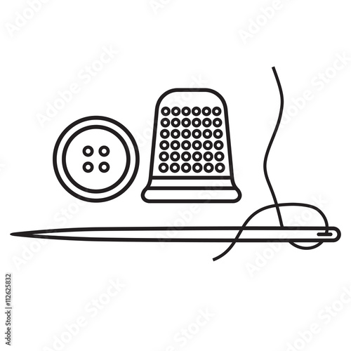 Thimble,Button,Needle