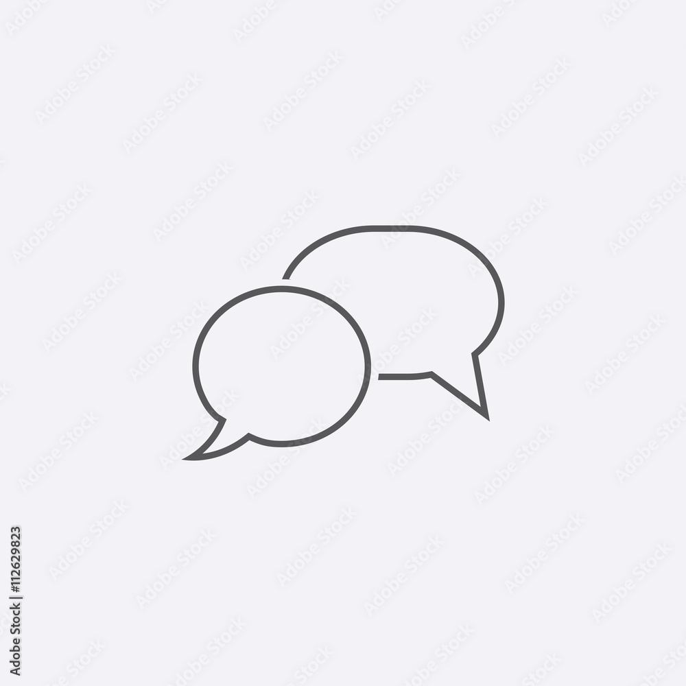 Speech bubbles icon Speech bubbles icon