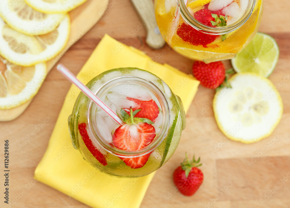 homemade lemonade. sweet refreshing non-alcoholic drink during the day. life style homemade lemonade. sweet refreshing non-alcoholic drink during the day. life style