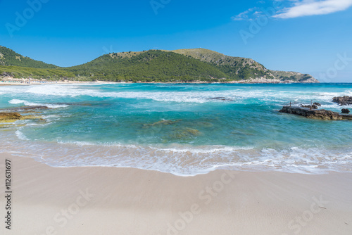 Cala Agulla on Mallorca  Spain