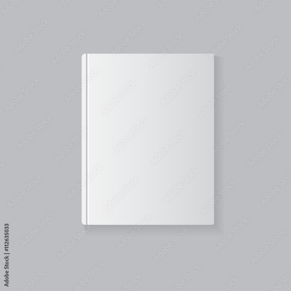 Blank book cover for design and branding. Vector illustration. Blank book cover for design and branding. Vector illustration.