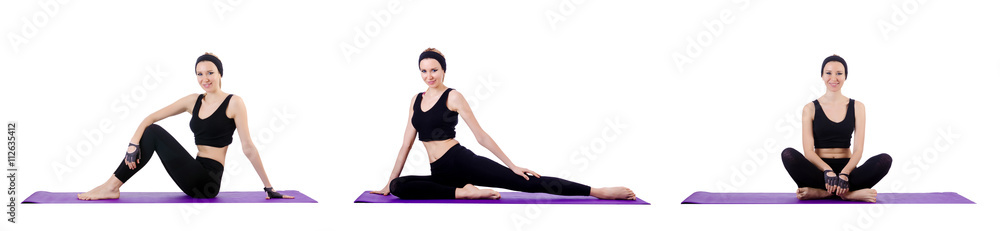Concept of healthy lifestyle in set Concept of healthy lifestyle in set