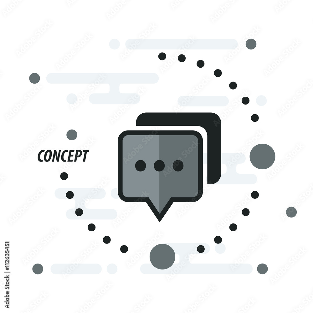 black color design bubbles talk and shadow concept black color design bubbles talk and shadow concept
