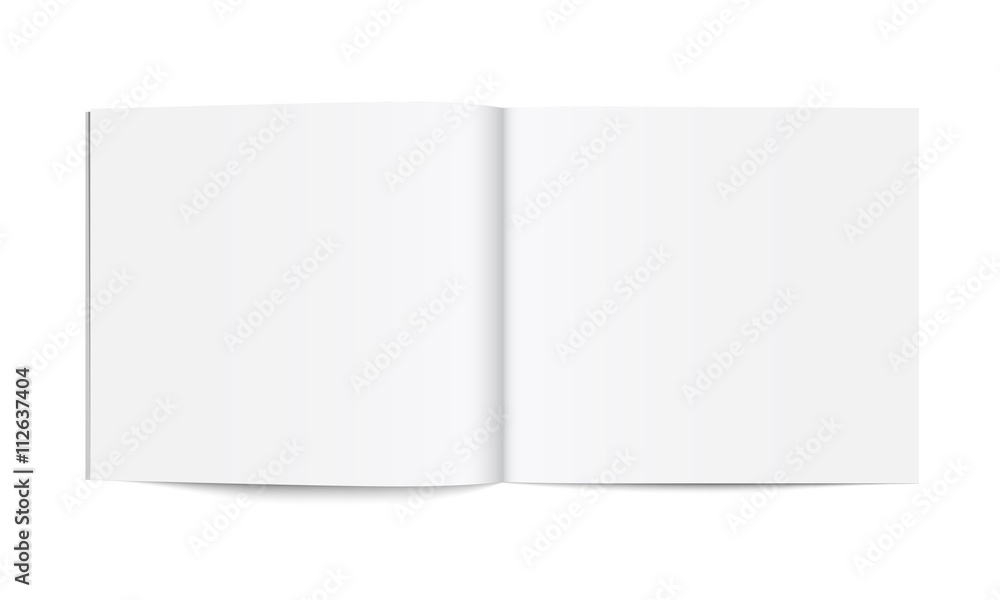 White Empty Brochure White Empty Brochure